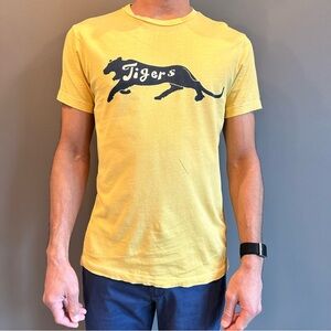 J. Crew Yellow Panther Graphic Tee